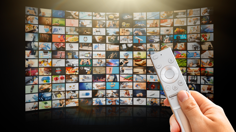 Vidstream Auswahl mit zahlreichen Film- und Serienmotiven